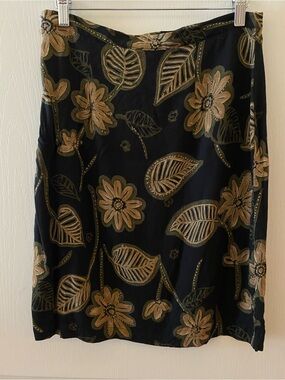 VINTAGE Floral Short Slip Skirt